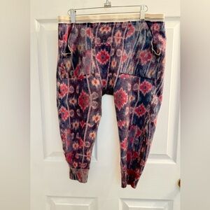 Burning Torch Multicolor Patterned Pants